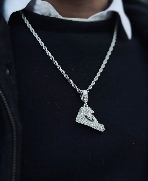 BLINKING SNEAKERS PENDANT WITH CHAIN