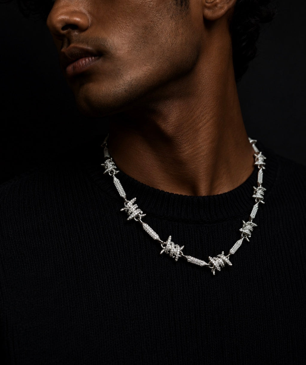 ICEDOUT LINK TRAP NECKLACE