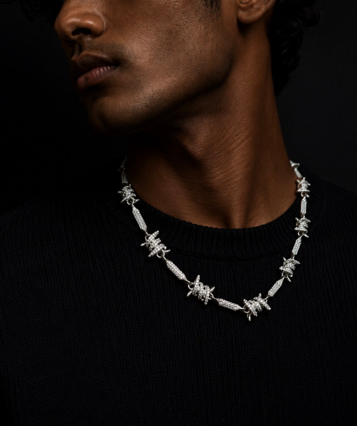 ICEDOUT LINK TRAP NECKLACE